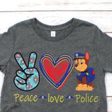 Peace Love Police YOUTH (K2)